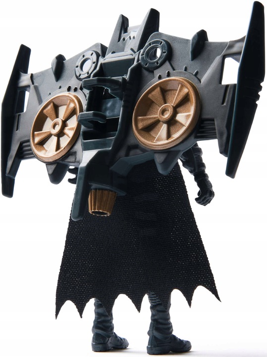 DC COMICS BATMAN ZESTAW BATMOBILE ULTIMATE TRANSFORMING + FIGURKA ŚW. DŹW. Bohater / Bajka Batman