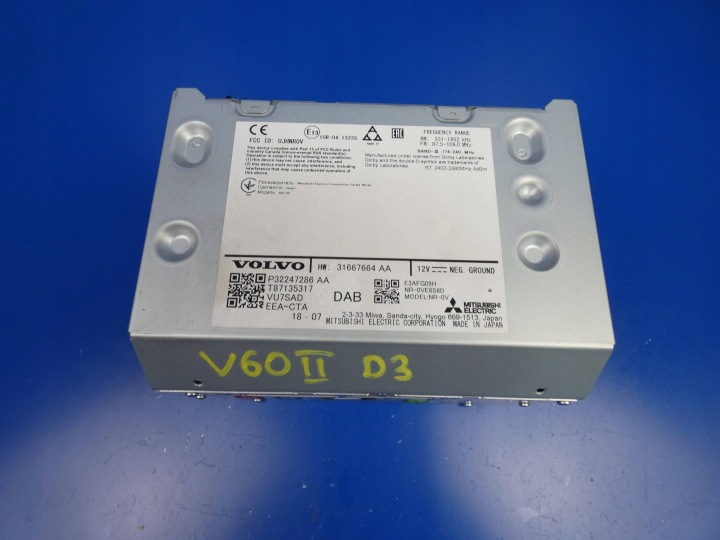 VOLVO V60 II S60 III 18- XC60 II RADIO Fabrique Navigation