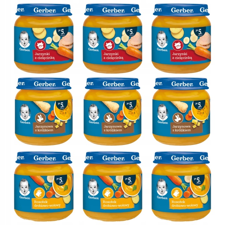 Набір для Розширення Дієти Обід для Дітей Gerber по 5 місяця 125 г