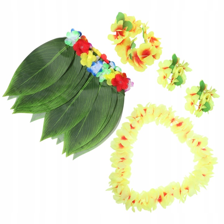 Набір спідниці в листя на вечірку в стилі HAWAI / TROPICAL з квітковим акцентом — фото 7