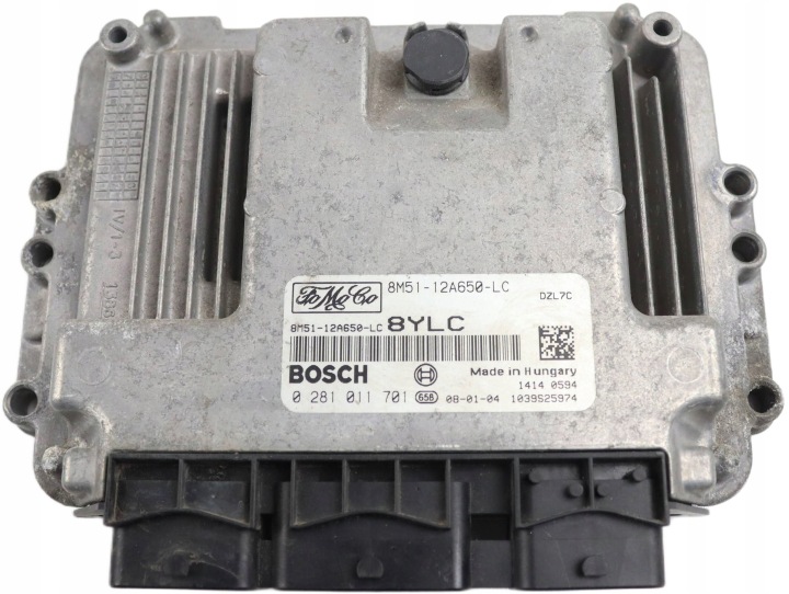 FORD FOCUS MK2 C-MAX et Unité de contrôle Moteur 1.6 TDCI 8M51-12A650-LC 0281011701