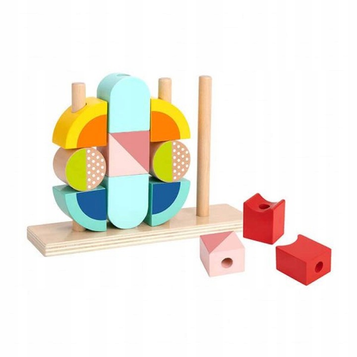 KRAB UKŁADANKA DREWNIANA MONTESSORI STOSY KLOCKI BLOKI TOOKY TOY Marka Tooky Toy