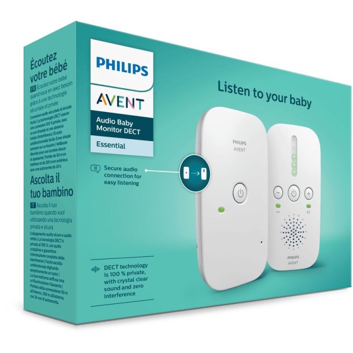 Philips Avent радіоняня аудіо SCD502/26 з лампою — фото 9