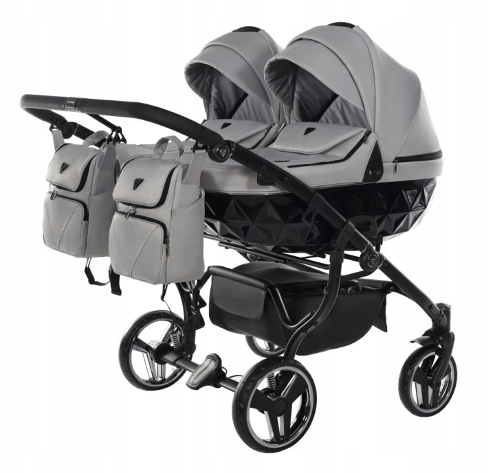 Візок Для двійні 4 в 1 Junama Basic Duo Diamond 06 Багатофункціональний