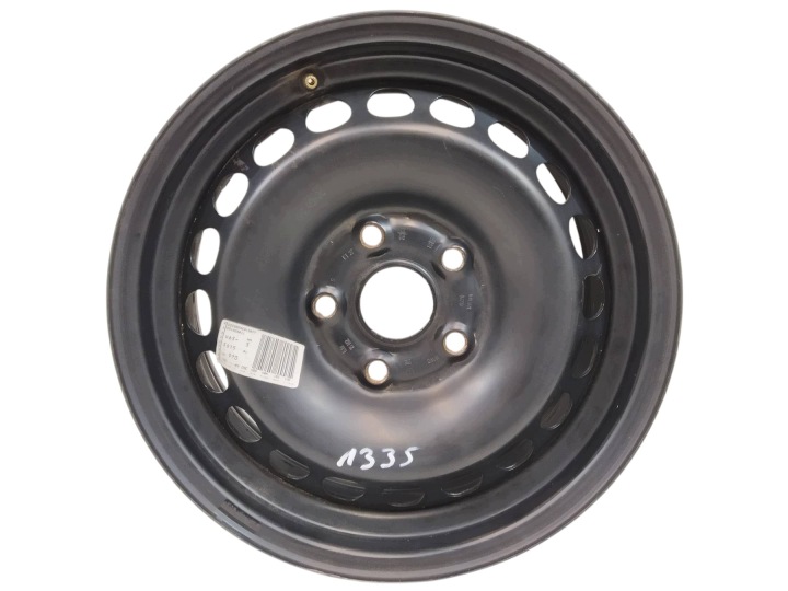 cerchio acciaio R15 5X112 ET37 OC66MM 6JX15H2 3B0601027D VW AUDI