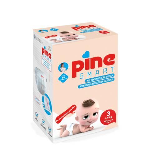 Pine Smart Підгузки що дозволяють виявлення інфекції Міді 3 (4-9 кг) 5 шт.