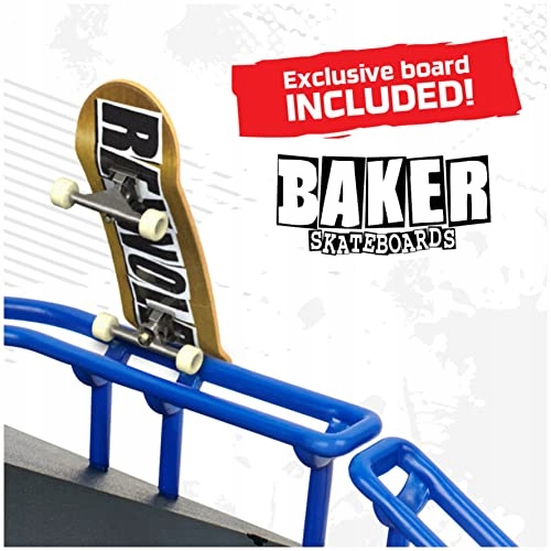 FINGERBOARD RAMPA PYRAMID POINT BAKER DESKOROLKA + NAKLEJKI TECH DECK Marka Spin Master