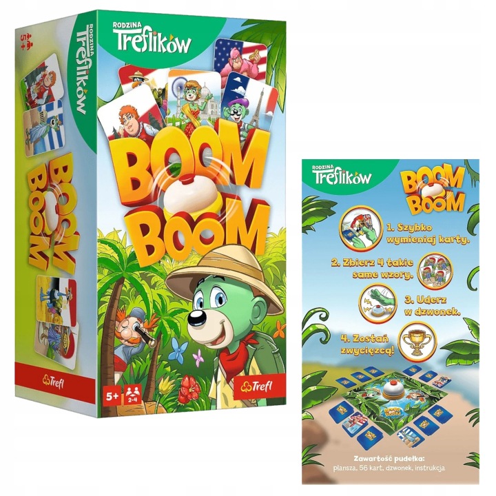 Настільна гра BOOM BOOM Сім'я Трефликів Trefl — фото 3