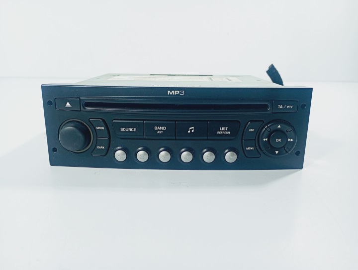 Radio oryginalne CD brakuje kodu OE 966640307701 Citroen C4 1 e 04-11