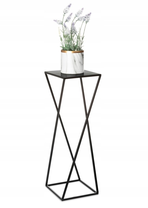 Držák Na Květináč Stojící Do Obývacího Pokoje 70 CM Loft Industriální