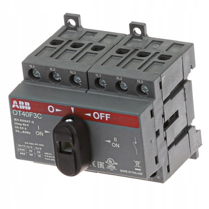 Abb spínací přepínač OT40F3C 1SCA104913R1001