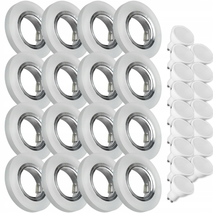 16X Skleněná Lampička Moderní Kulaté Svítidlo Silné Sklo 10W Led Žárovka