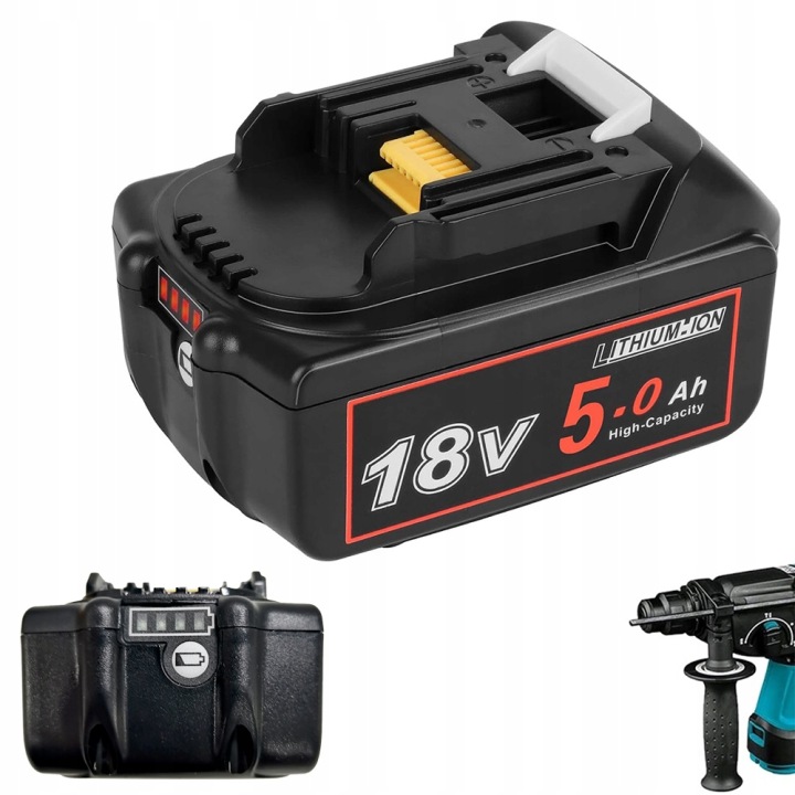 Akumulátor 18 V 5 Ah 5000 Mah Pro Výměnu Elektrického Nářadí