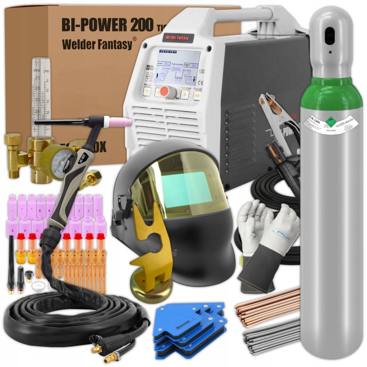 Sada Welder Fantasy Svařovací stroj Bi-power 200 DC Tig