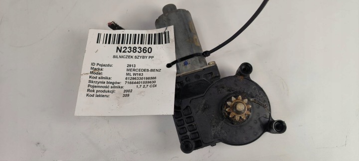 mini motor windows right front 990408-100 MERCEDES-BENZ ML W163