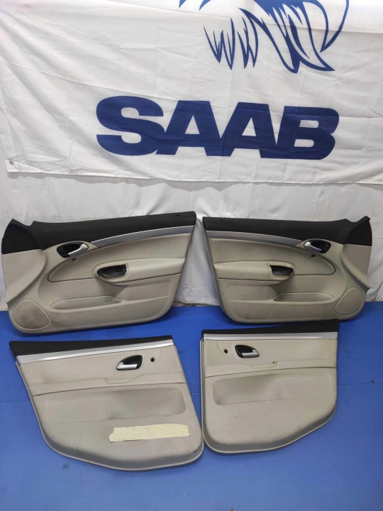 bočno vrata SAAB 9-3 II 93 oe Jasna koža 02-11r. tapacirung SEDAN (ss)