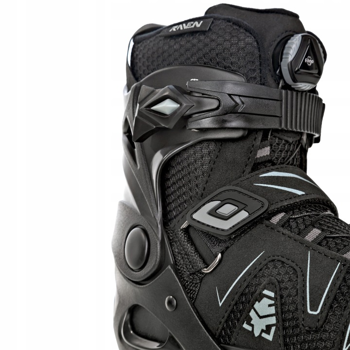 Ролики Ковзани фігурні Регульовані 2 в 1 RAVEN Pulse PRO Чорний FitGo 43-46 — фото 2