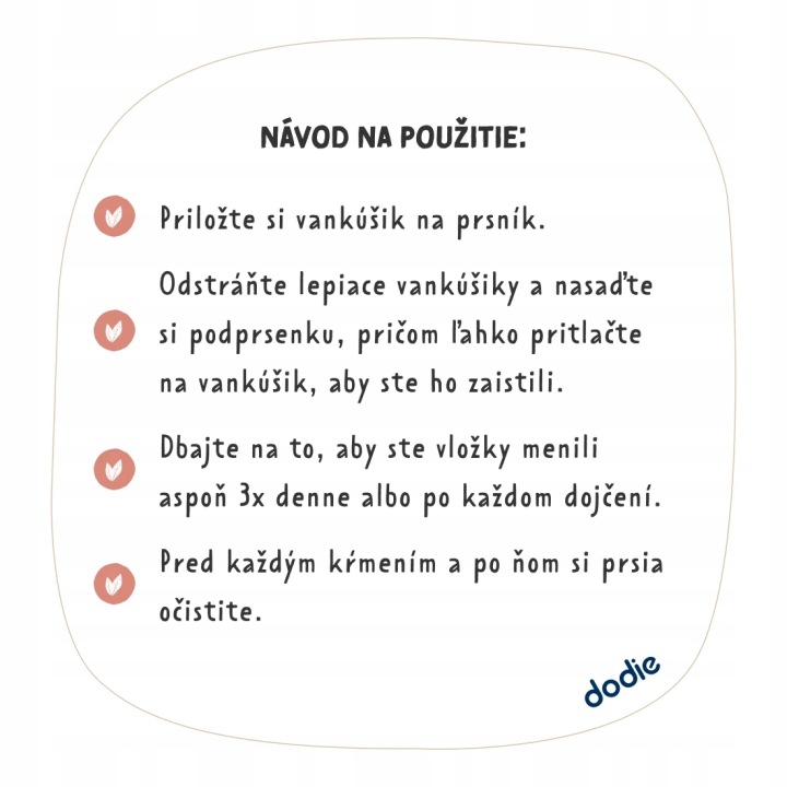 Dodie Тонкі устілки для бюстгальтера - денні (50 шт.) — фото 11