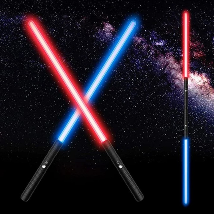 Меч світловий світний зі звук STAR WARS іграшковий RGB 14 кол. метал меч — фото 5