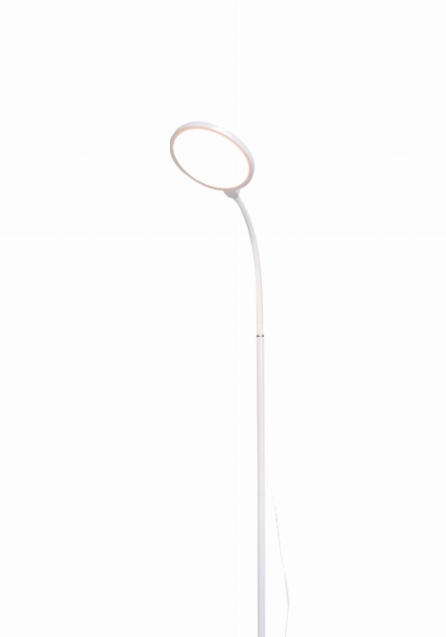 Podlahová lampa 10W, 87 Led, 500 LM, bílá