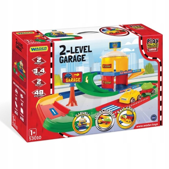2 шт. Play Tracks Garage гараж 2-рівневий — фото 2