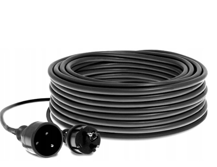 Prodlužovací Kabel 30 m černý 3 x 2,5 mm² s uzemněním