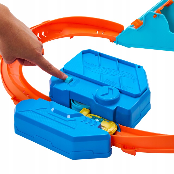 Hot Wheels Track Creator Трек Супер стрибок з приводом — фото 5