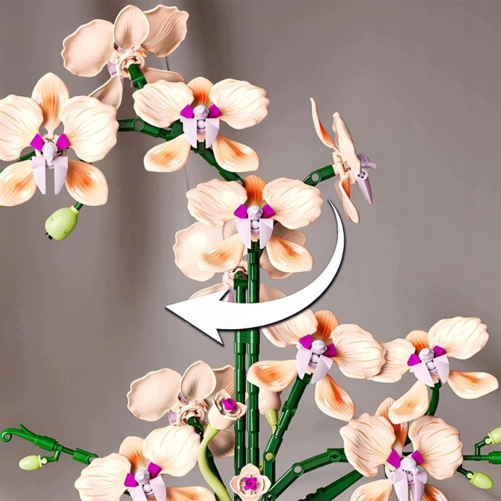 ZESTAW KLOCKÓW ORCHIDEA 866 елементів конструктор квіточки на подарунок свята — фото 4
