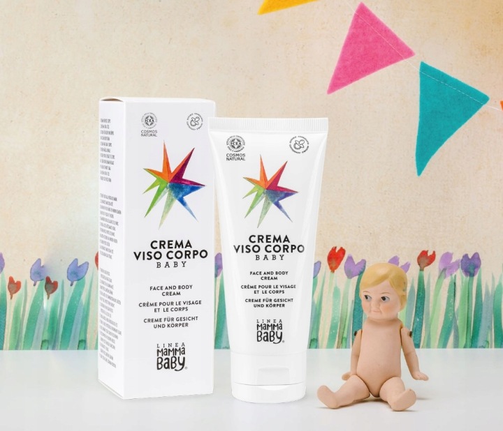 Linea Mammababy - Крем для обличчя і тіла Baby Карлоттина Cosmos, 100 мл — фото 2