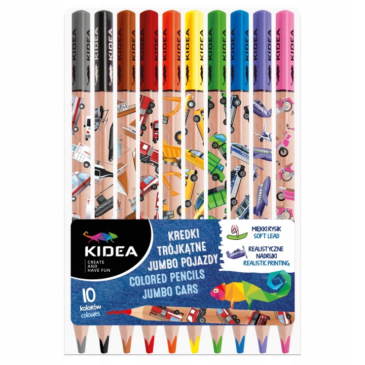 Кольорові олівці Jumbo 12 кол. Kidea (KTJP10KKA)