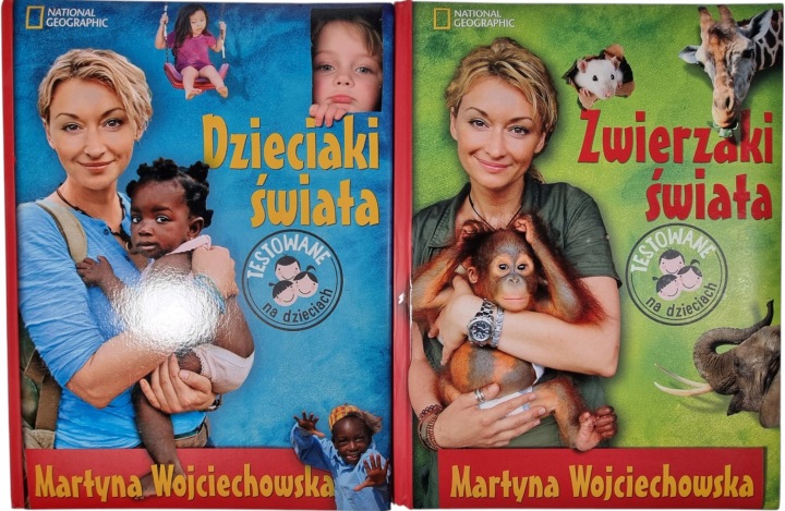 Zdjęcie egzemplarza: Dzieciaki Świata + Zwierzaki Świata Martyna Wojciechowska / zestaw książek