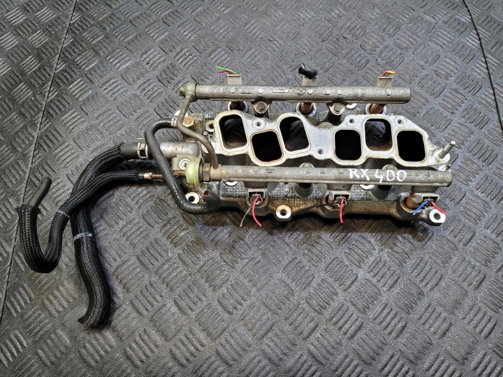 Kraftstoffverteiler Einspritzleiste Einspritzdüse KOMPLET LEXUS RX II 400 RX400 H 3.3 V6