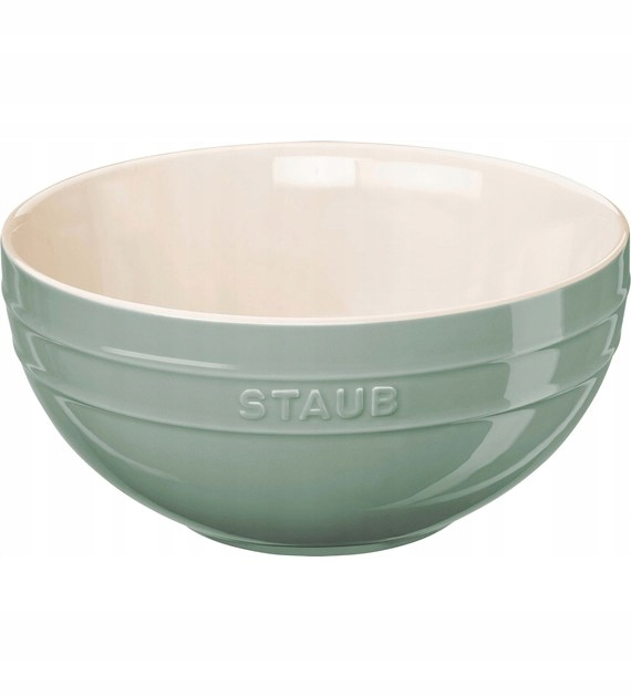 Staub Serving keramická miska kulatá 24 cm 3,2 l eukalyptová