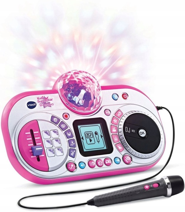 VTECH Kidi Супер Star DJ DJ Міксер і Мікрофон для караоке (Англійська Версія) — фото 2
