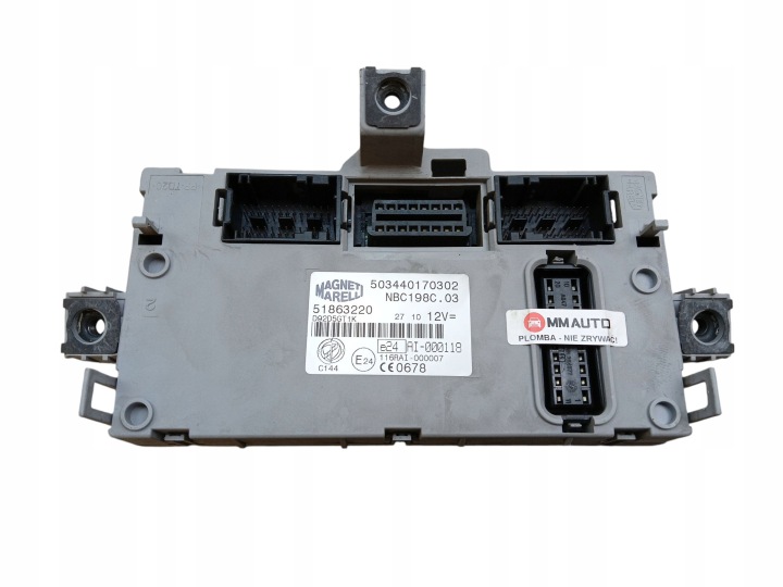 Module Unité de contrôle Boîte BSI FIAT BRAVO II 51863220