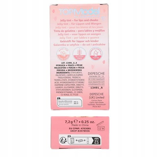 Гелевий штифт для губ і щік TOPModel 13491 Jelly Stick Beauty&Me — фото 2