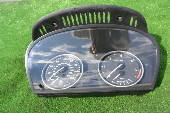 INSTRUMENTS TACHYMÈTRE COMPTE TOURS HORLOGE MONTRE TABLEAU BORD DIESEL BMW X5 X6 E70 E71 USA