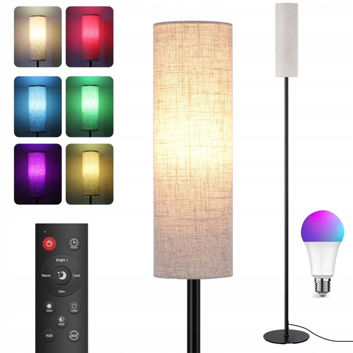Stojací Lampa, Moderní Stínidlo, Hotel, Salón, Spaní, E27, Led, 172 CM