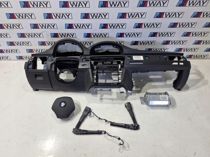 9120328 6779829 7213564 BMW E90 E91 CRUSCOTTO KIT COMPLETE airbag consolle KUBKI airbag KOMPLET