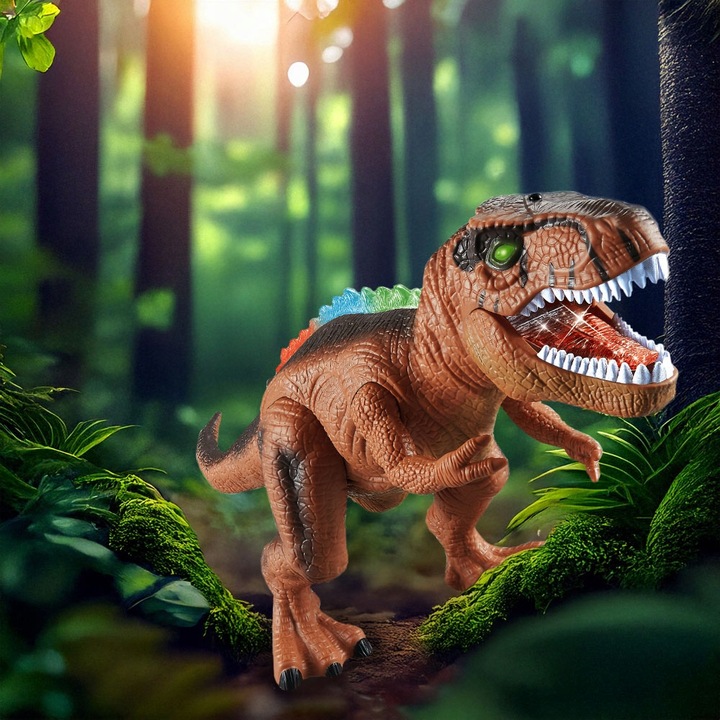 INTERACTIVE DINOSAUR REMOTE CONTROLLED ROBOT FOR CHILDREN LED ON REMOTE CONTROL Brand click4TOYS