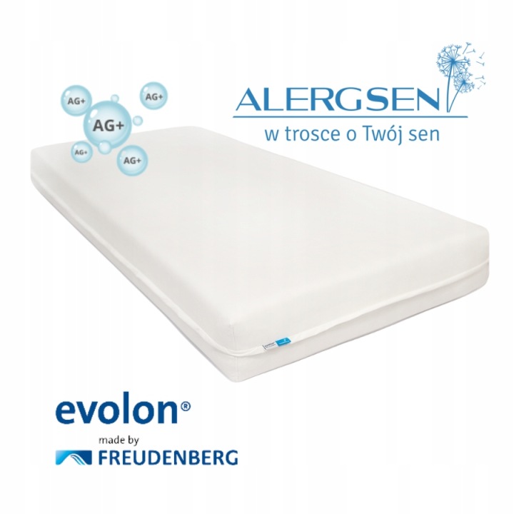 Protiroztočový potah na Matrace Evolon s ionty stříbra Ag+ 80x200x14