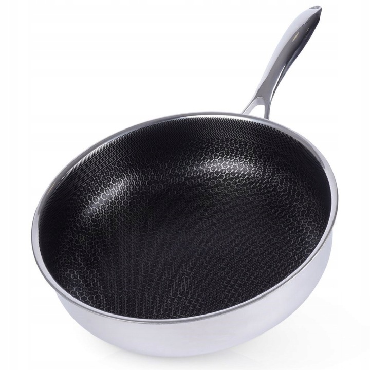 Ocelová Pánev Hluboká 28 CM Cookcell, Nepřilnavá Indukce