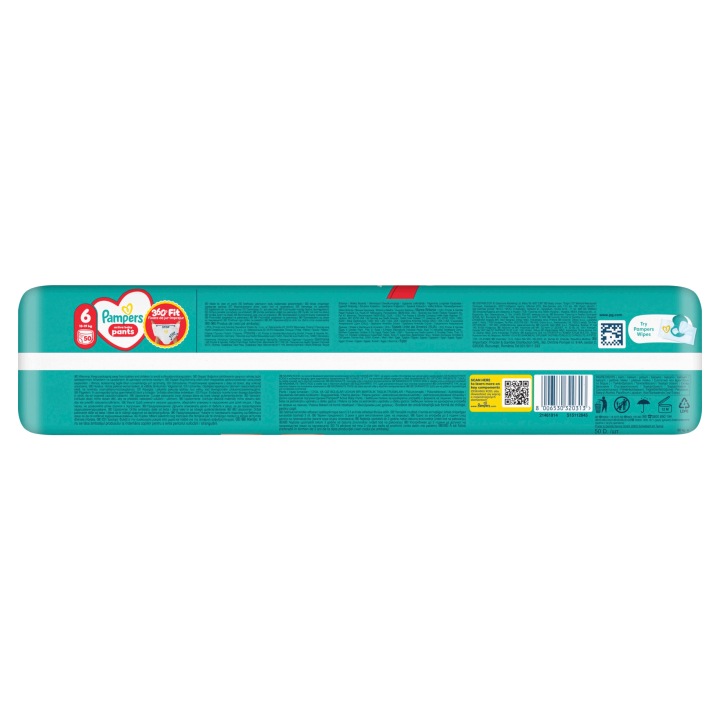 Pampers Active Baby Штани 6, 50 ks — фото 4