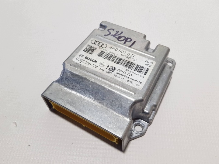 modul Computer SENSOR airbag POWIETRZNYCH AIRBAG AUDI A8 S8 D4 4H0907637