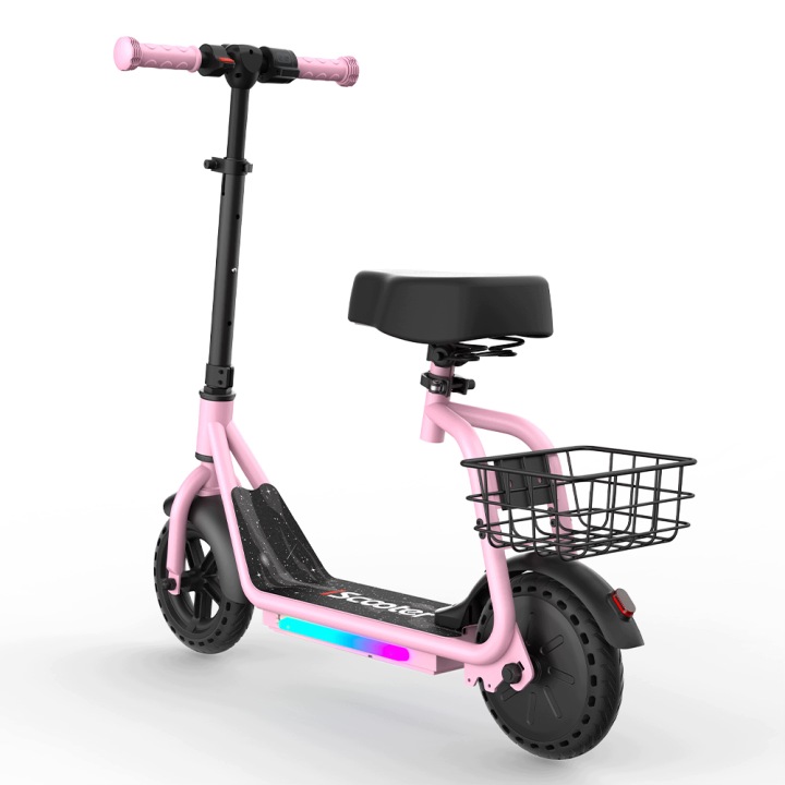 iScooter iK7 Самокат електричний для дітей 250 Вт 15 км 3 швидкості сидіння RGB Bluetooth