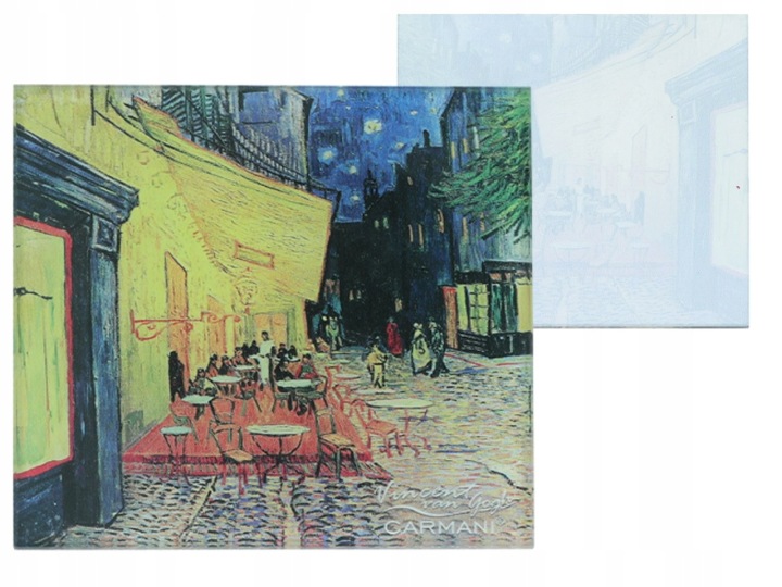 Carmani, скляна підкладка прибл. 11,5x11,5 см VAN GOGH/Тераса Кав'ярні вночі — фото 2