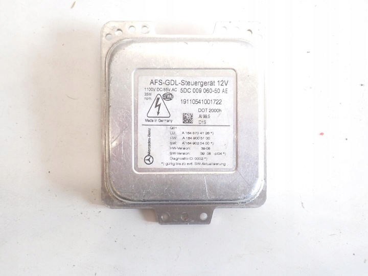 Unité de contrôle Module Feux phare MERCEDES A1648704126