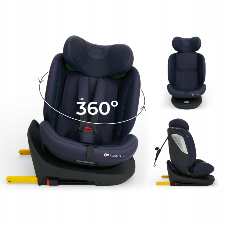 Автокрісло Kinderkraft I-GROW 2 PRO 0-36 кг, I-SIZE 40-150 см