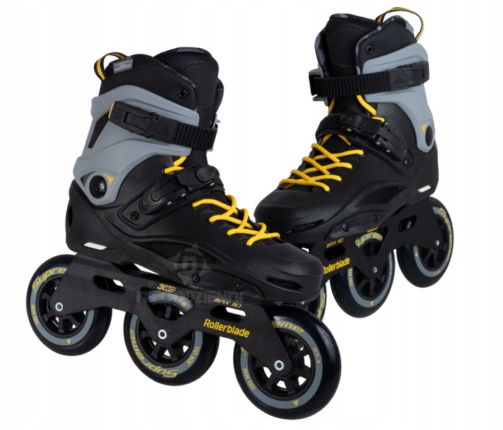 Чоловічі роликові ковзани Rollerblade RB 110 Чорний — фото 3