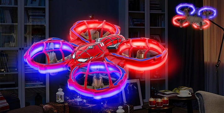 MINI DRON QUADROCOPTER дистанційно керований компактний місткий для акумуляторів — фото 5